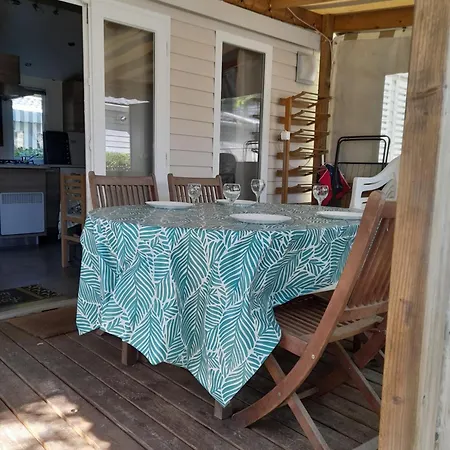 Mobilhome Spacieux Mh580 3ch Et Grande Terrasse Gastes